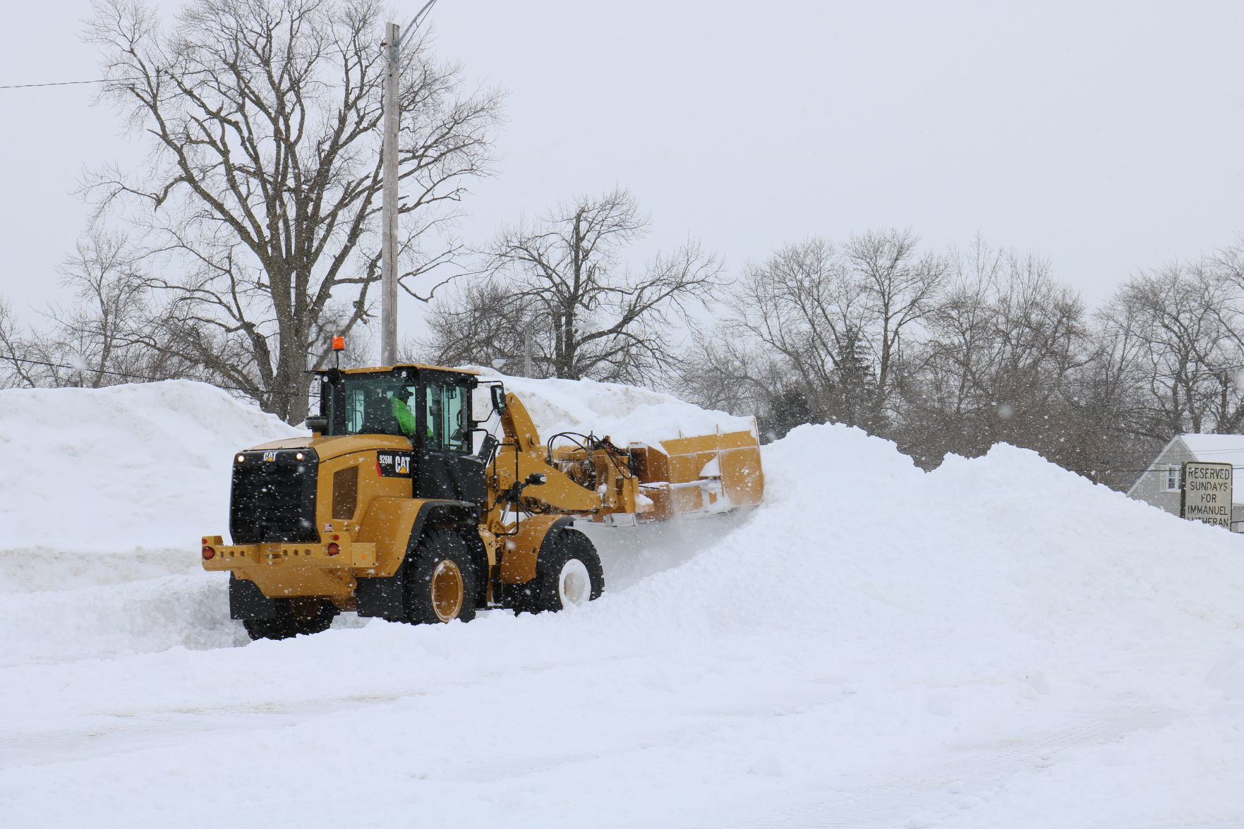 Feb 25 Blizzard Big Pile